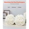 Artificial White Hydrangea Flowers Real Looking Silk Faux Blooms for Wedding Decor